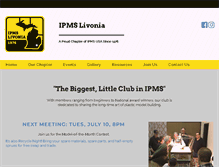 Tablet Screenshot of ipmslivonia.org